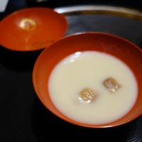 瓢亭 本店 - 白味噌汁