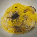 ドンブラボー - スパゲッティ　カラスミとジャンボ椎茸