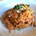 イタリア料理 ラ・フレスカ - 「自家製ミートソースパスタ」_2018年11月