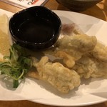 魚寅 - 小イワシの天ぷら 380円