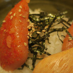 酒菜坊 橋蔵 - だし茶漬け＜明太子＞　ズームアップ