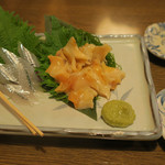 酒菜坊 橋蔵 - さより刺＆つぶ貝刺