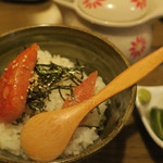 酒菜坊 橋蔵 - だし茶漬け＜明太子＞