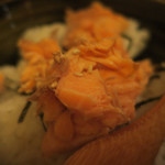 酒菜坊 橋蔵 - だし茶漬け＜鮭＞　ズームアップ
