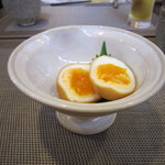 旬菜 和花 - 味玉子柚子風味（本日の小鉢より～）