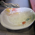 旬菜 和花 - ムツゴロウの箸置き。うさぎの醤油刺し小皿。