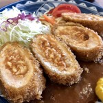 亜茂礼 - チキンディアブルカツレツランチA…950円