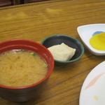 ミカゲヤ食堂 - みそ汁ではなく豚汁でした