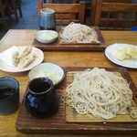 そば処 清水 - 大もり370円
