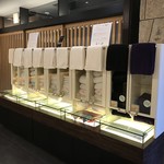 ややダイニング - 外湯用貸し出しのタオルは今治タオルでいろんな手触りのものが選べます。