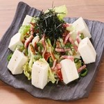 Korean style tofu choregi salad