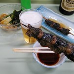 鯉とうなぎのまるます家 - カブト焼きはおすすめ