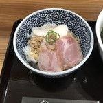 めん屋 さる - 2種盛 レアチャーシュー丼