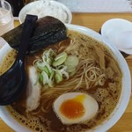 武市総本店 - 辛魚武市790円＋大盛り100円、ネギ抜きで頼んだのに…