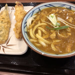 丸亀製麺 - カレーうどん＋サンマ天とかしわ天