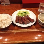 Ａ 牛たん焼定食、ライス大盛り