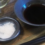 金目鯛専門居酒屋 鯛しゃぶ ぞんぶん - ポン酢と塩