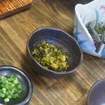 Kimmedai Semmon Izakaya Taishabu Zombun - ネギや高菜、海苔を載せられます