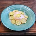 TsuruTonTan Udon Noodle Brasserie - ライムのかき氷うどん（太麺）