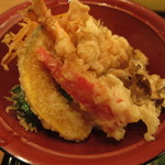 Kazokutei - 金目鯛と海老の天丼