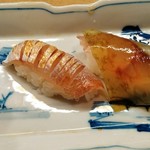 花いち - 早寿司（連子鯛・〆鯵）