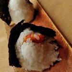 花いち - 天むす　ご飯炊き立て、海老天揚げたて、握りたて