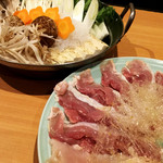 Masu kame - 軍鶏のすき焼きコース