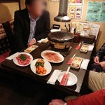 大衆炭火焼肉ジンギスカン ホルモン酒場 風土. - 始まり～♪