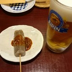 からす - 生ビールと味噌田楽