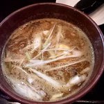 麺屋彩々 - 味噌つけ麺　のつけ汁