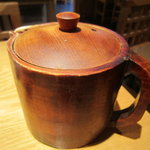 石臼挽き手打 蕎楽亭 - 蕎麦湯桶