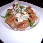 来ル里 - 地鶏ジューシー揚げ色々野菜のタルタルソース