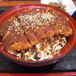 たぬき庵 - ミニソースかつ丼。