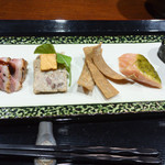 そば くら富 - 前菜5種盛り