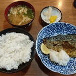 丸高食堂 - 銀鯖の塩焼き