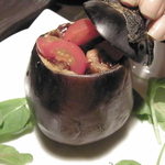 雪月風花 - ◆加茂なすと国産若鶏のカクテル田楽焼き＠７８０円