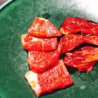 東京焼肉 平城苑 銀座5丁目店 - 和牛カルビ・アンガスハラミセット 1,450円
