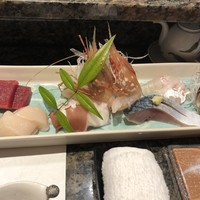 寿司割烹 小松 - 刺し身の盛り合わせ