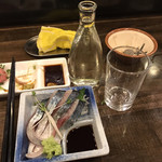 Tachinomidokoro Otokuya - 酢サバ¥500お酒¥400