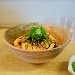 釜揚うどん一紀 - ［2018/10］釜玉うどん(450円)