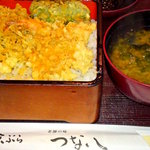 天ぷら つな八 - 天重（１,１５０円）夜