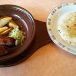 サイゼリヤ - 野菜ソースのグリルソーセージ