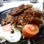 まるやま食堂 - リブロース生姜焼き