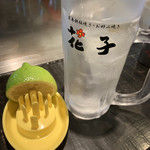 花子 飯田橋店 - 瀬戸内生搾りレモンサワー