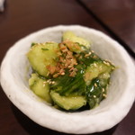 大阪 もつ鍋 PLay - きゅうりのたたき