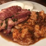 万正 - ハラミ、てっちゃん 2人前ずつ