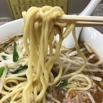 中華麺店 喜楽 - 麺のアップ