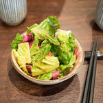 金城居酒屋 - セットのサラダ