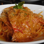 ミサキ イタリアーノ ボッカ - ワタリガニのリングイネ　トマトクリーム