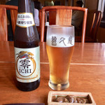 慈久庵 - 「キリン零ICHI (ノンアルコールビール)」400円、「超珍味・岩魚のうるか」700円